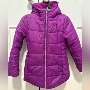 Girl’s Under Armour Willow Furry-Lined Sparkle Parka